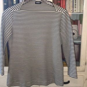 Kate Spade Saturday striped boat neck shirt